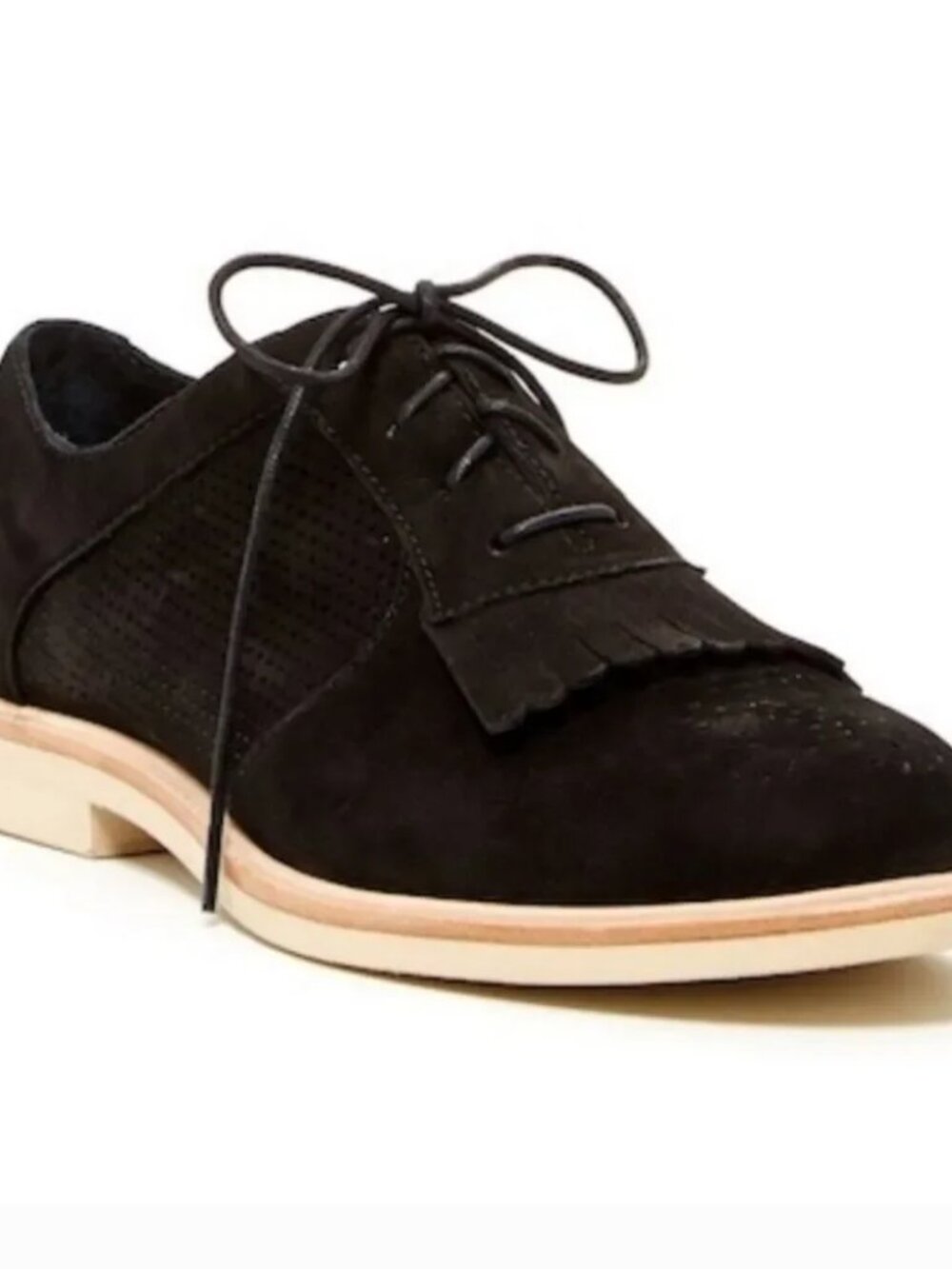 Ugg Bernett Kiltie Black Leather Sheepskin Oxford Loafers 11